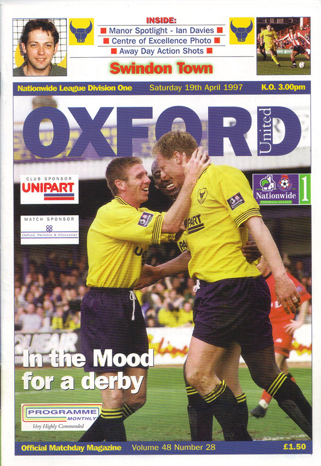 <b>Saturday, April 19, 1997</b><br />vs. Oxford United (Away)
